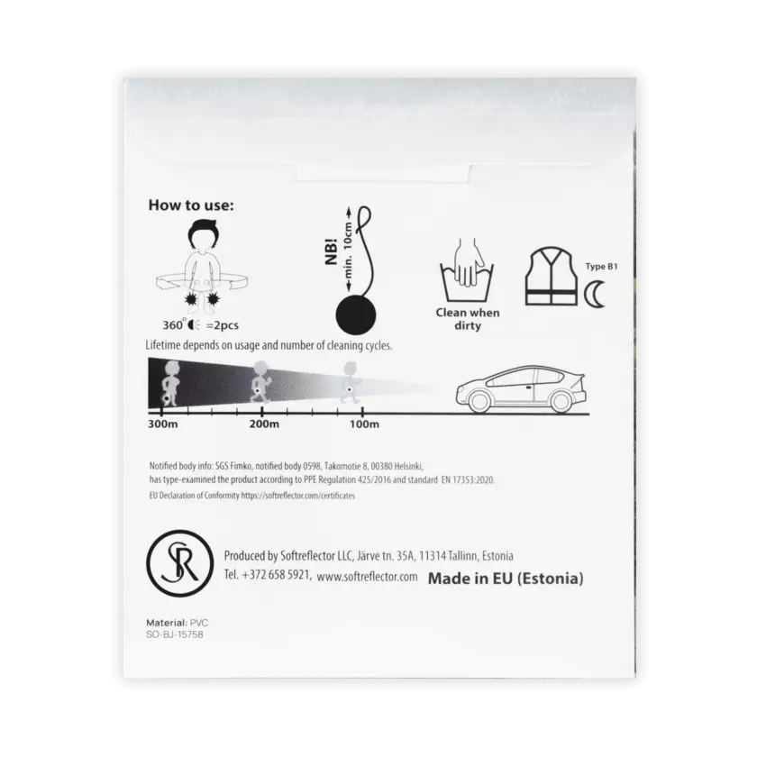 information hur reflexen ska användas