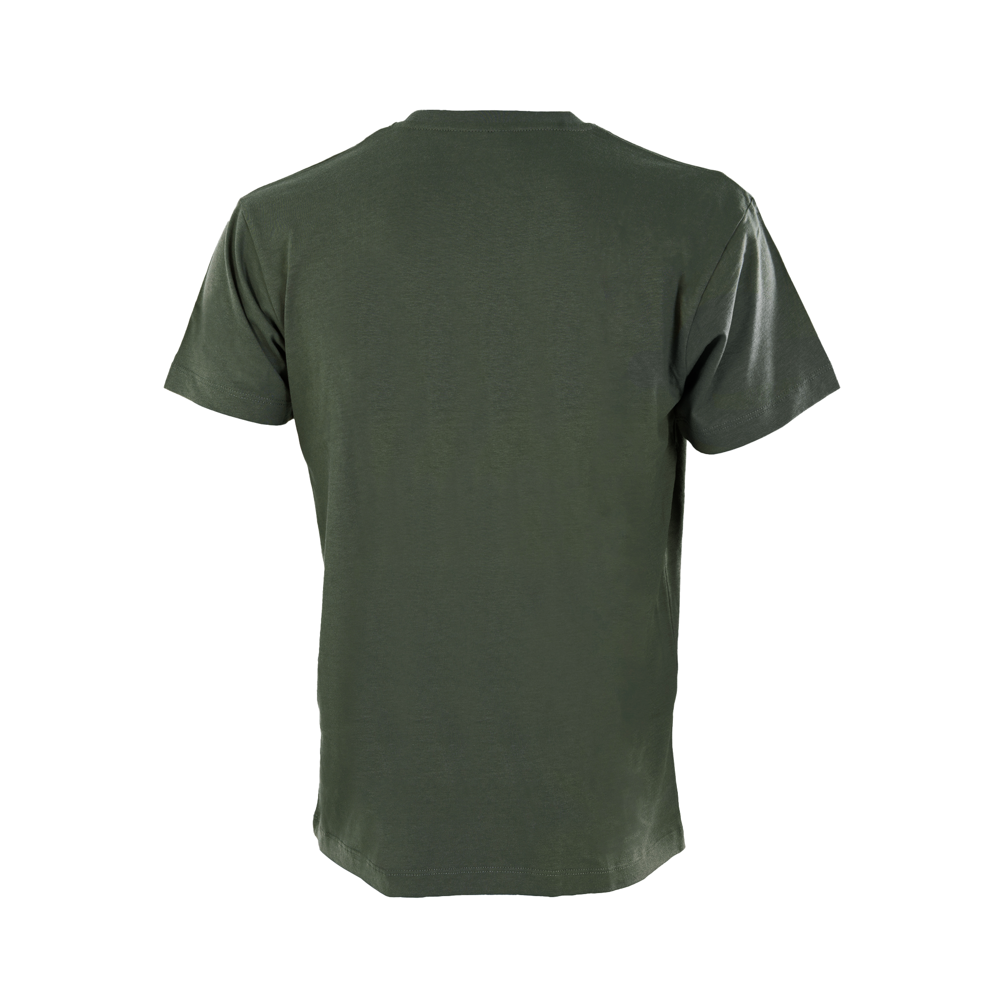 grön södratshirt med grön logga ryggbild