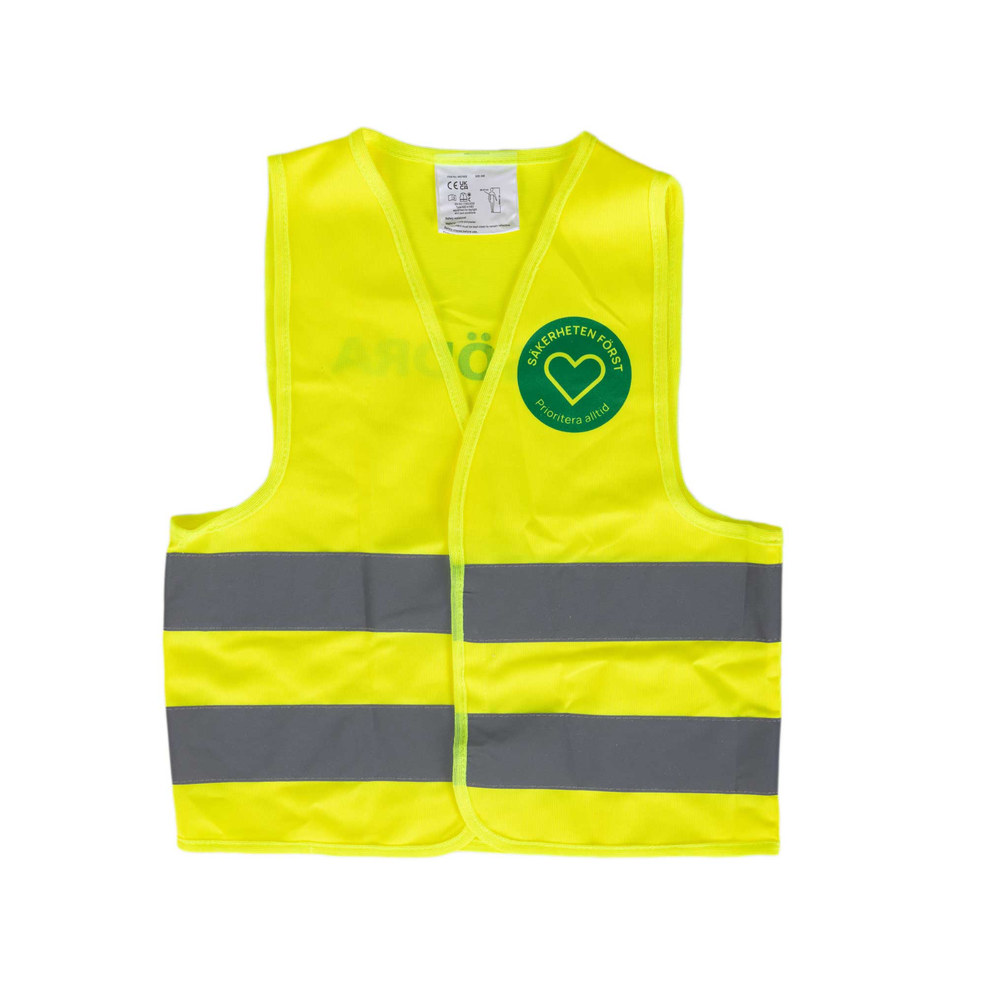 reflexväst med södralogga och säkerheten först