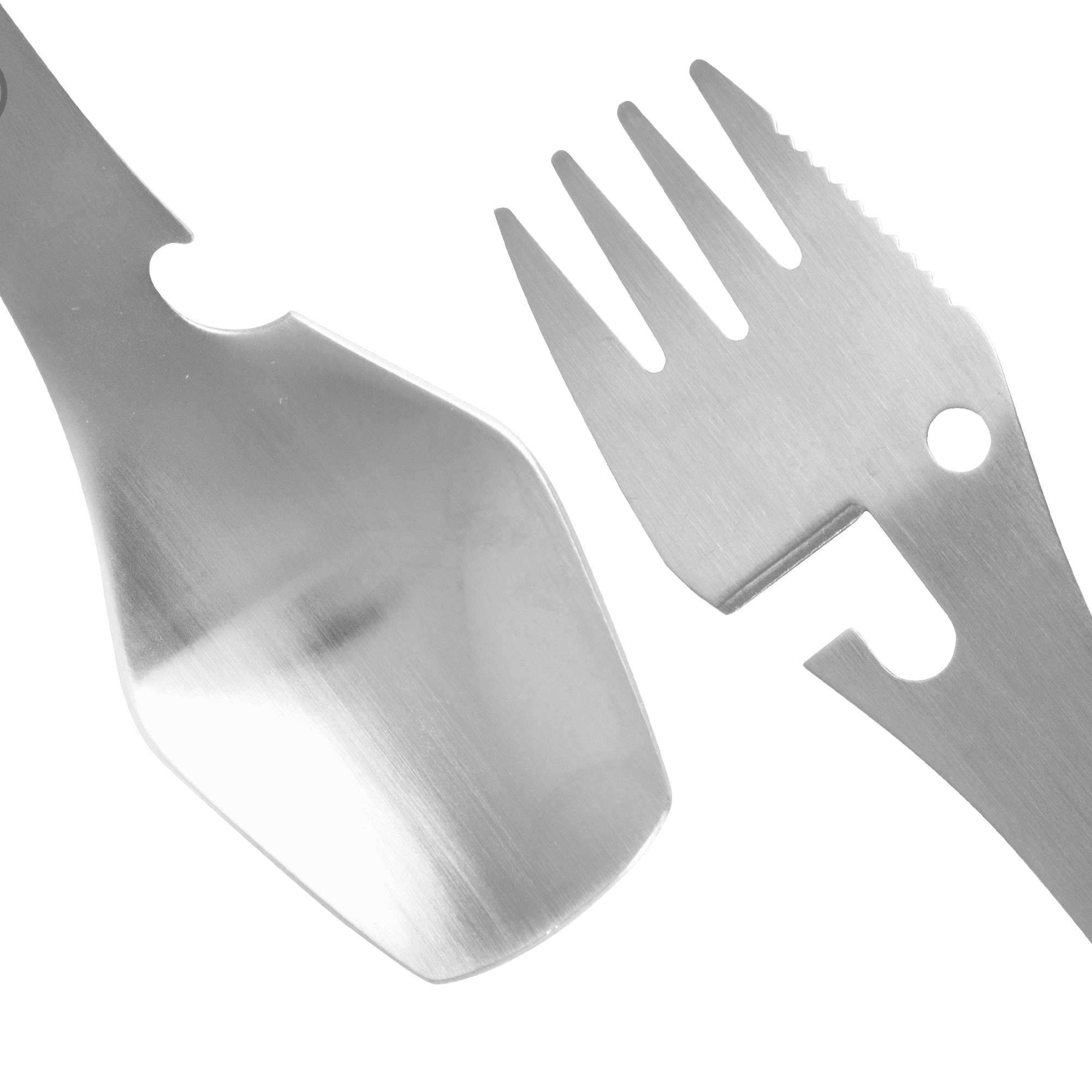 spork med närbild på detaljer