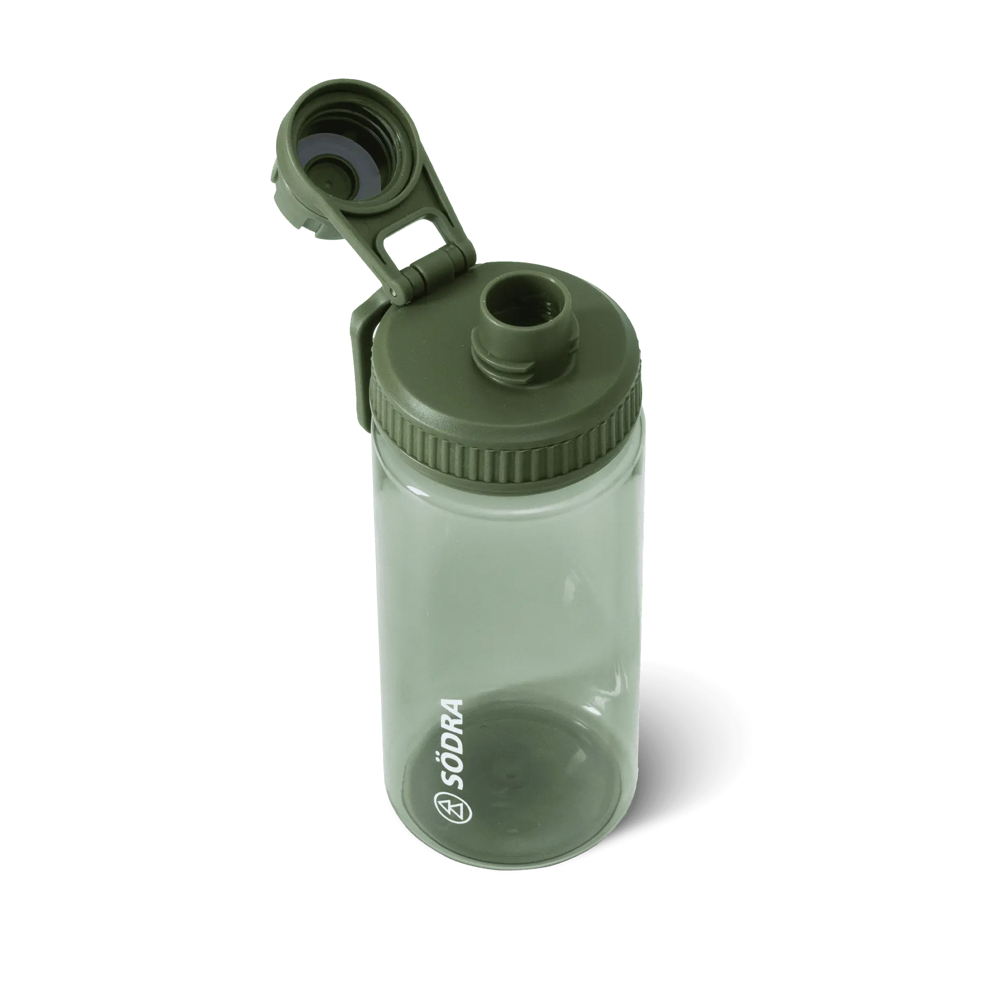 vattenflaska med södra logga bild ovanifrån