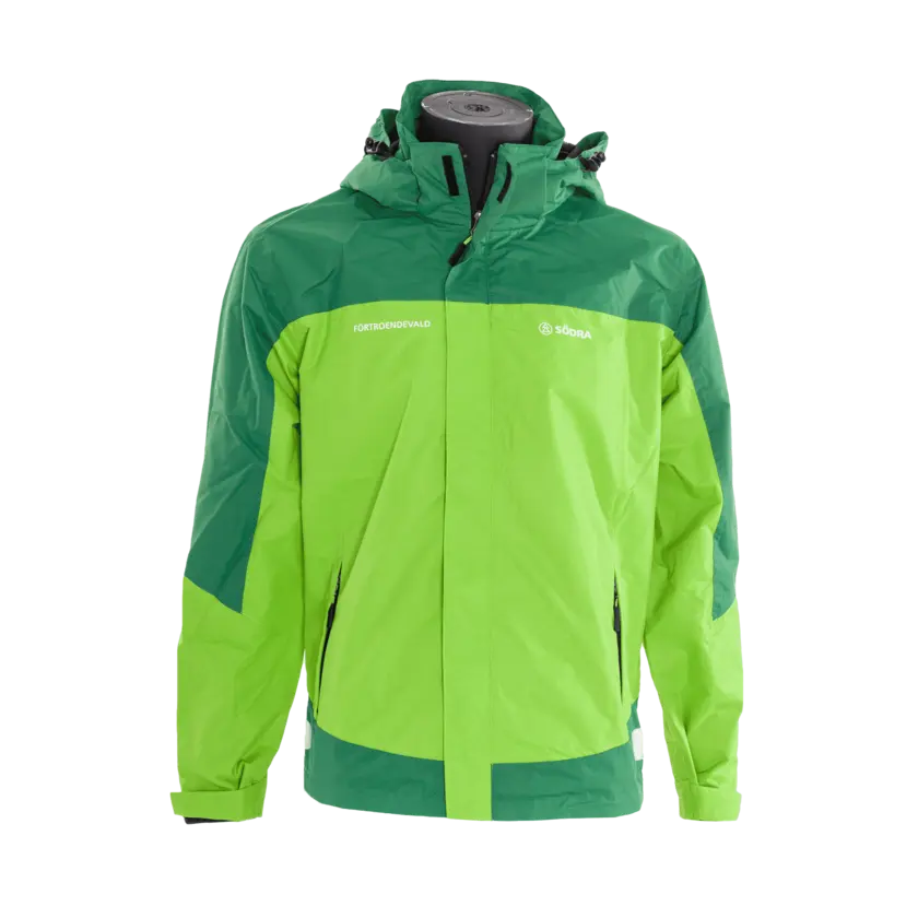 Södra förtroendevald vindjacka i grönt