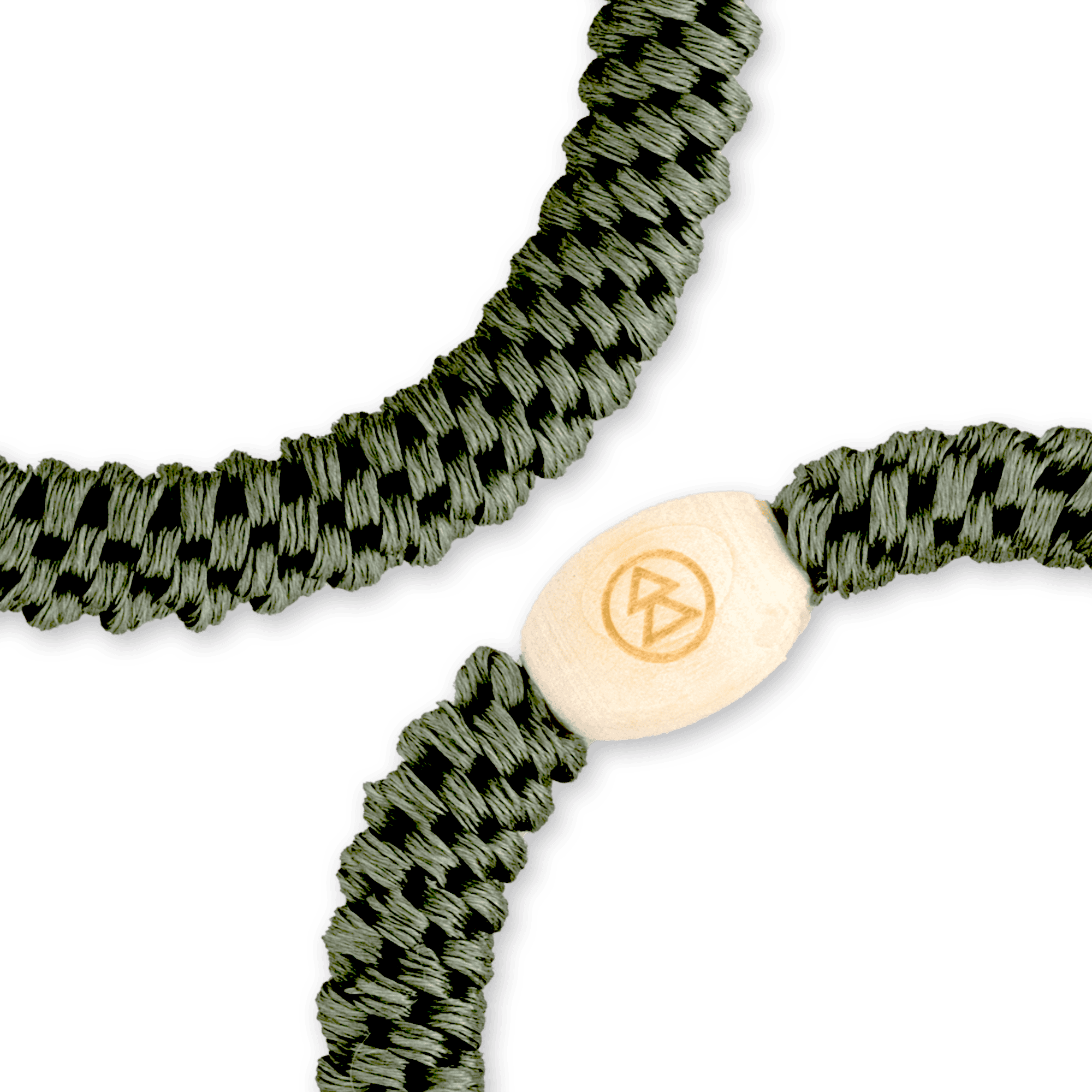 grön hårtofs med södra logga närbild