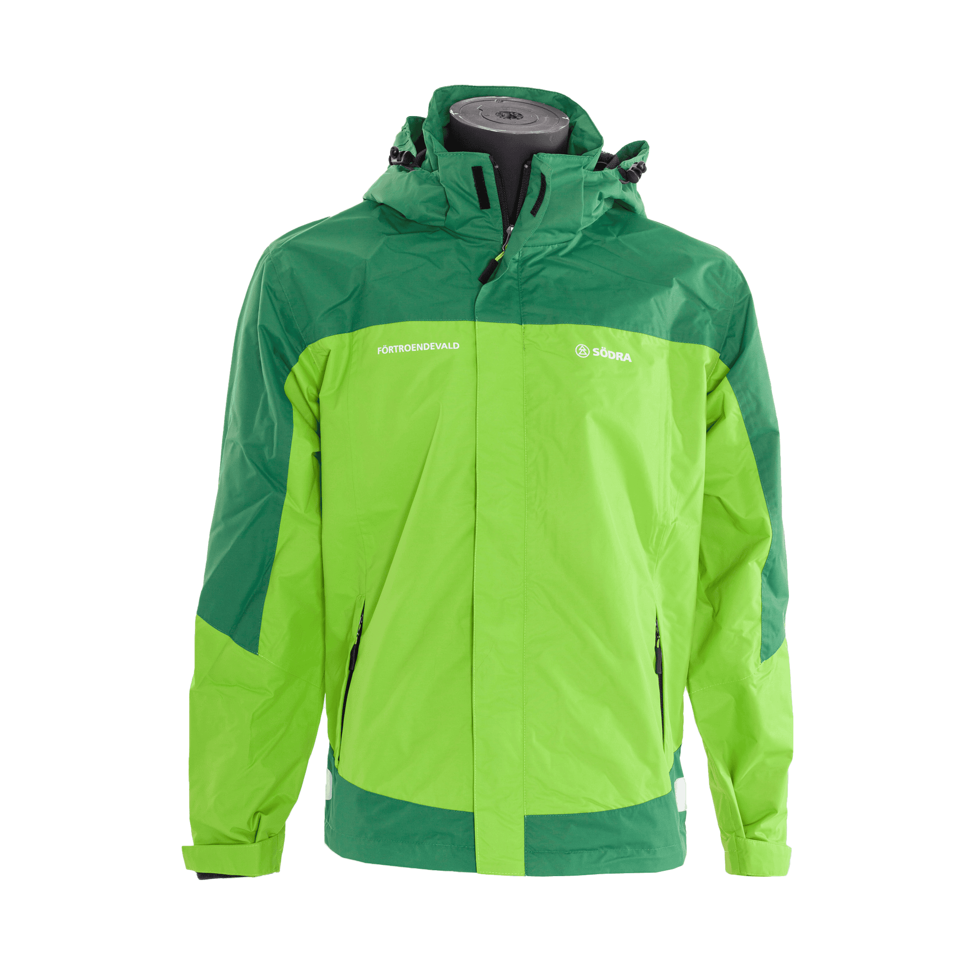 Södra förtroendevald vindjacka i grönt